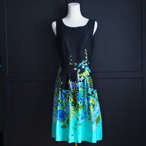 Chetta B | Gorgeous Sleeveless Floral Midi Dress